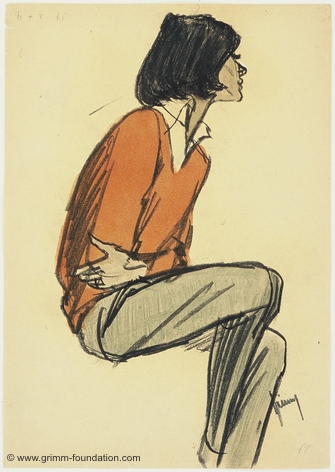 Gerd Grimm, Sitzendes Mädchen 1961